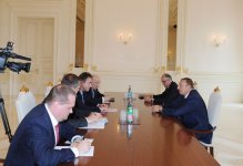 Azerbaijani President Ilham Aliyev received delegation led by OMV CEO Gerhard Roiss